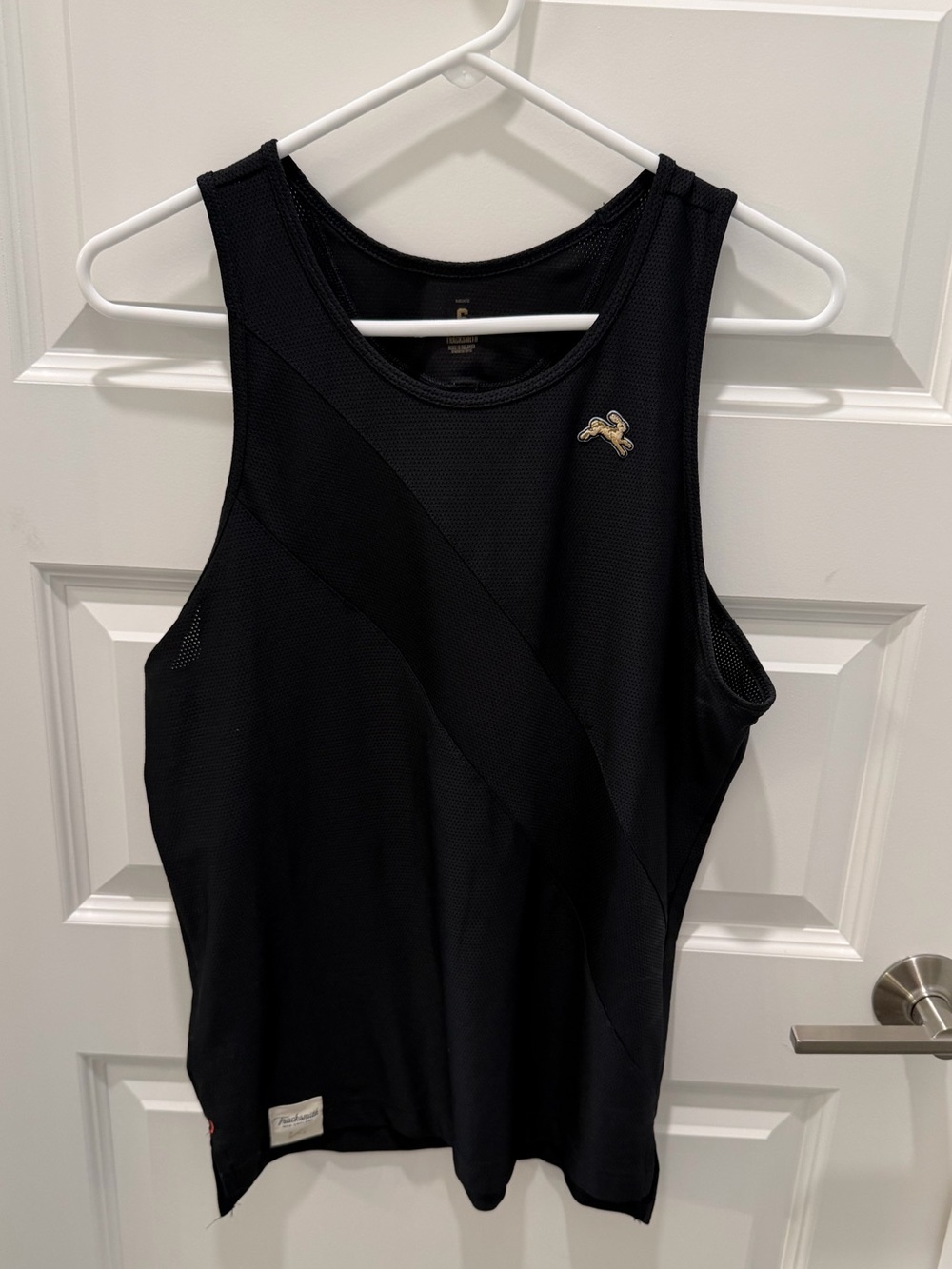 Tracksmith Van Cortlandt Singlet Black Running Tank Men’s Size Small